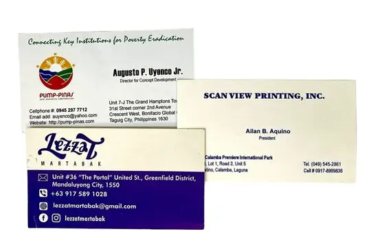 business cards